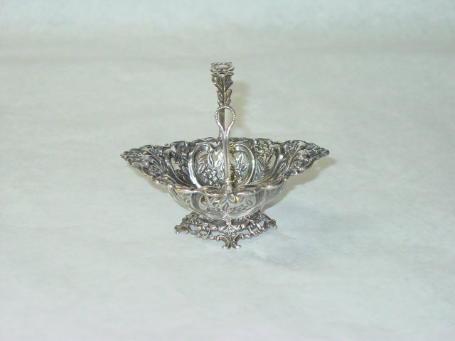 Antiques wedding gift basket Birmingham 1895