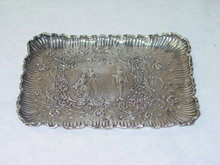 Antique chased plate London 1895