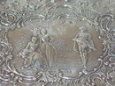 Antique chased plate London 1895