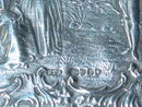 Antique chased plate London 1895