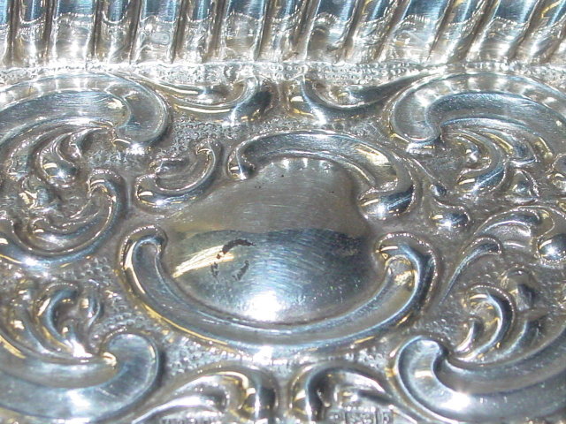 Antique oval plate Birmingham 1901