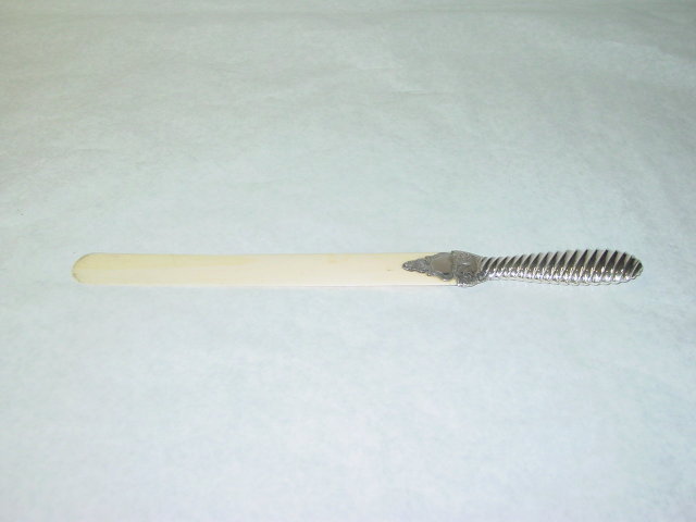 Antique ivory letter opener Birmingham 1890