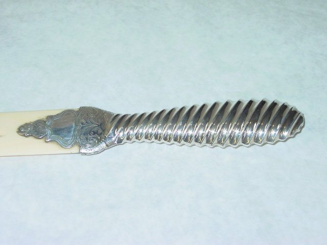 Antique ivory letter opener Birmingham 1890