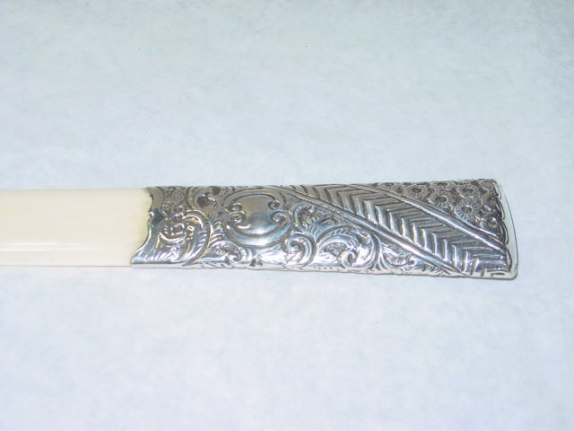 Antique ivory letter opener Birmingham 1901