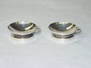 Antique pair salt cellars Evald Nielsen Denmark 1920