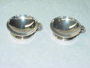 Antique pair salt cellars Evald Nielsen Denmark 1920