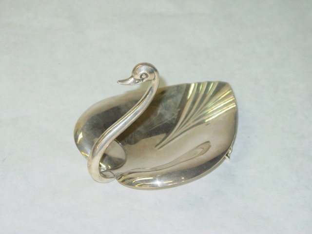 Antique swan soap holder Tiffany & Co.America 1946