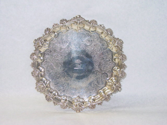 Antique salver George IV London 1826