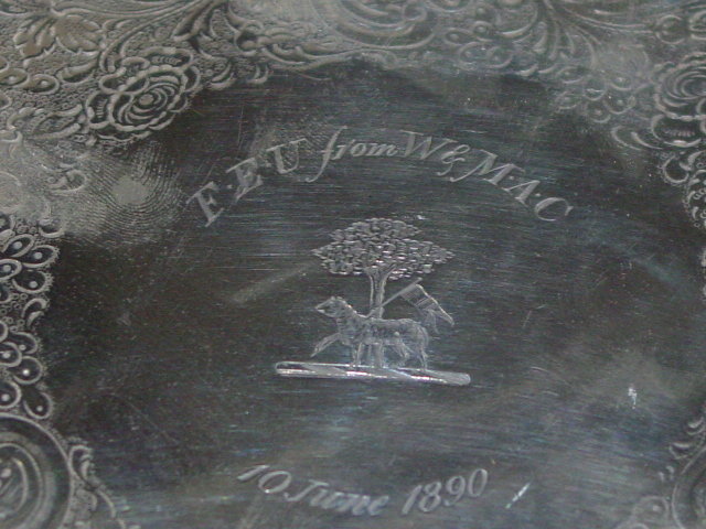 Antique salver George IV London 1826