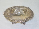 Antique pierced basket Victorian London 1894
