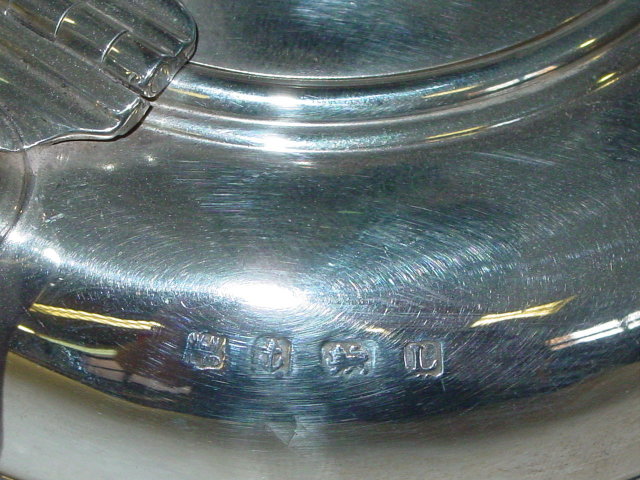 Antique tea pot George V Birmingham 1935