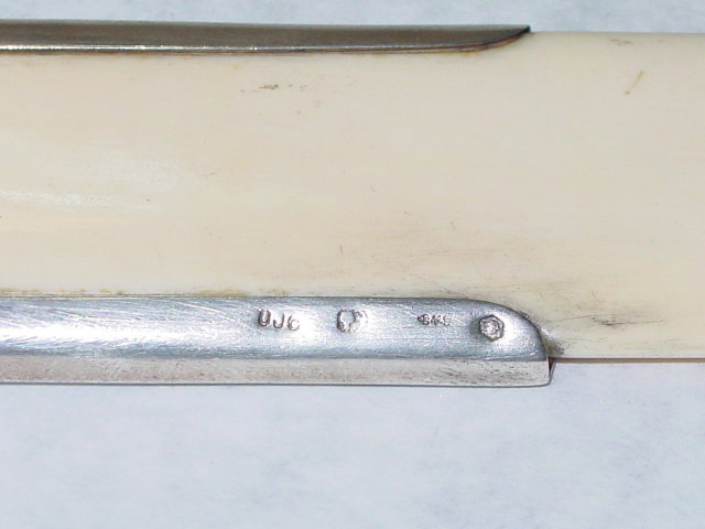 Antique ivory letter opener Sheffield 1900