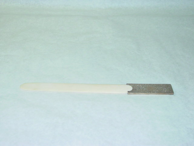 Antique ivory letter opener Victorian Chester 1884