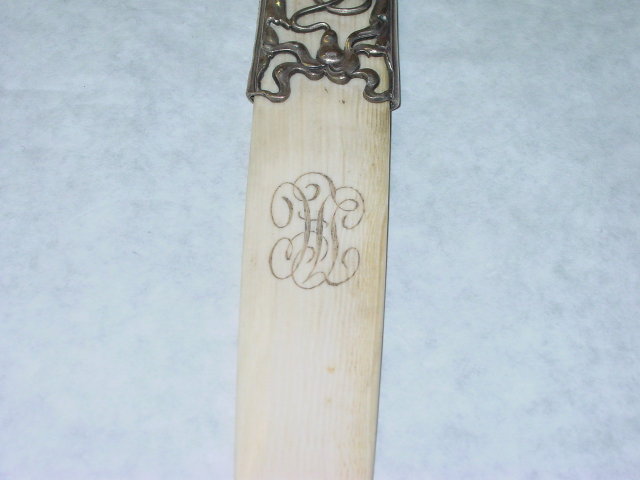 Antique ivory letter opener Gorham & Co. America 1900