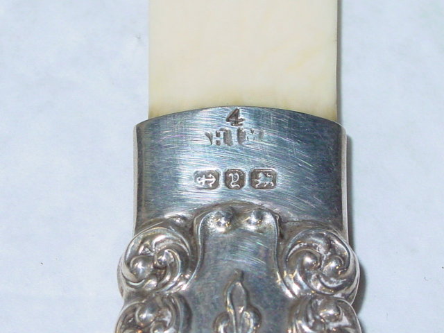 Antique ivory letter opener Birmingham 1898