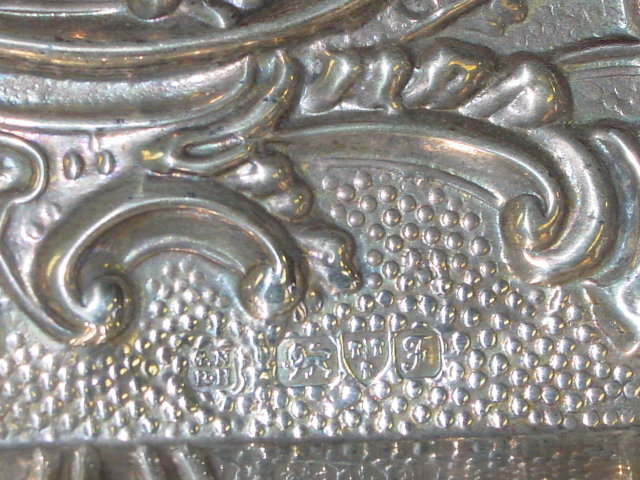 Antique mail tray Chester 1906