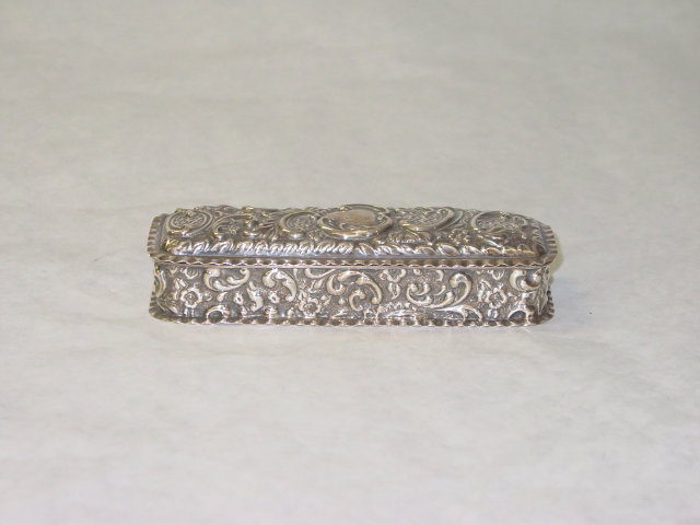 Antique rectangular shaped box Birmingham 1900