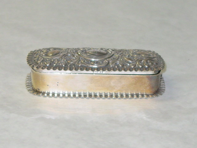 Antique rectangular shaped box Birmingham 1900