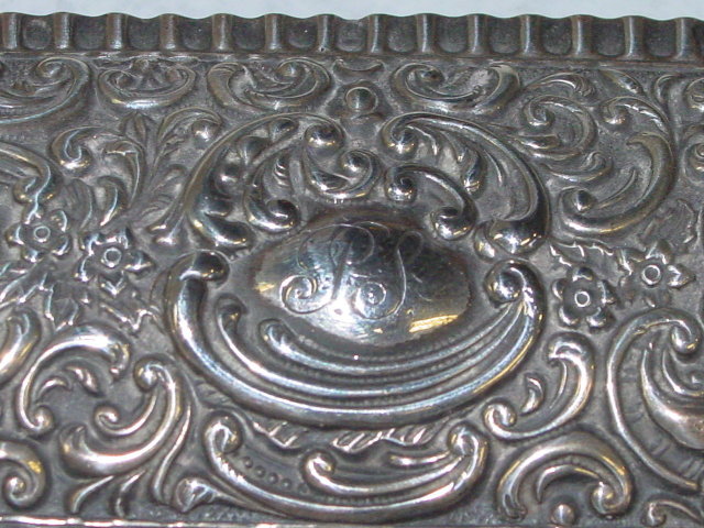 Antique rectangular shaped box Birmingham 1900