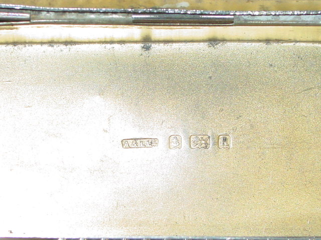 Antique rectangular shaped box Birmingham 1900