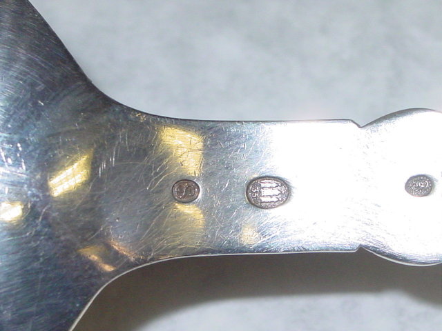 Antique rice spoon Denmark 1935