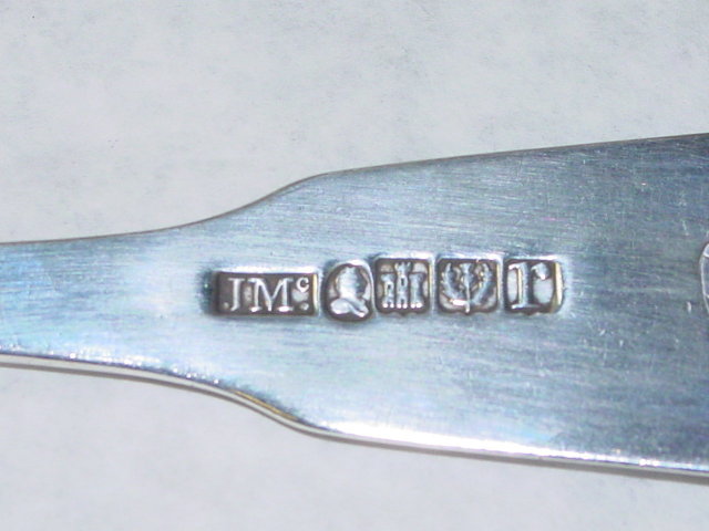 Antique fork George IV Edimburgh 1823