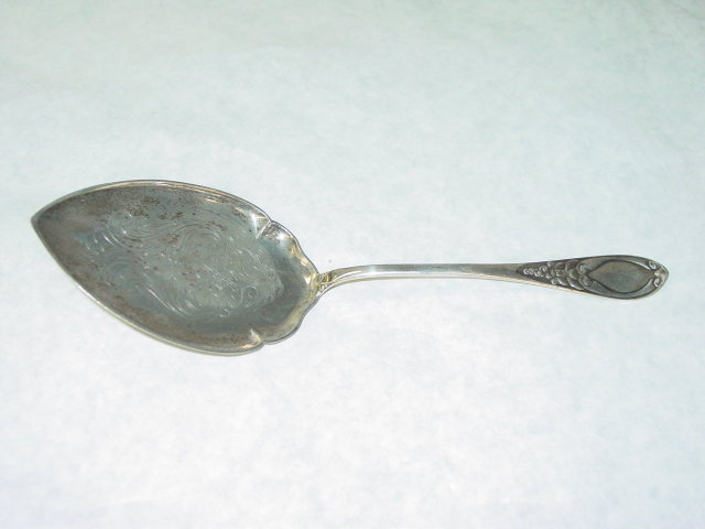 Antique dessert serving showel Denmark 1921