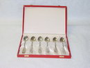 Antique tea spoons set Denmark 1934
