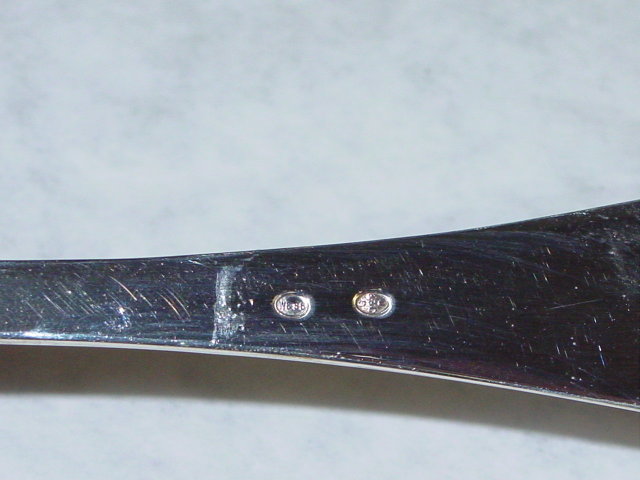 Antique dessert forks set Denmark 1934