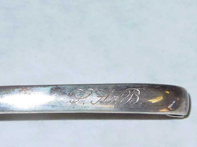 Antique baptismal spoon Denmark 1900