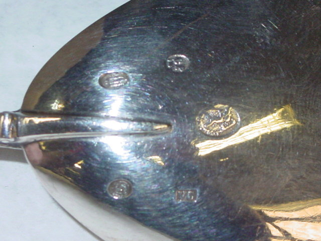 Antique baptismal spoon Denmark 1900