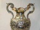 Rococò amphora vase Italian 1950