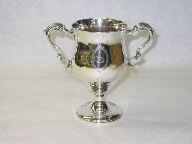 Antique pair cups George III Dublin 1790