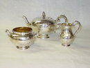 Antique tea set Victorian Edimburgh 1869