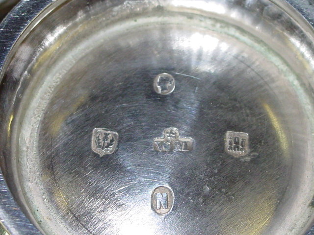 Antique tea set Victorian Edimburgh 1869
