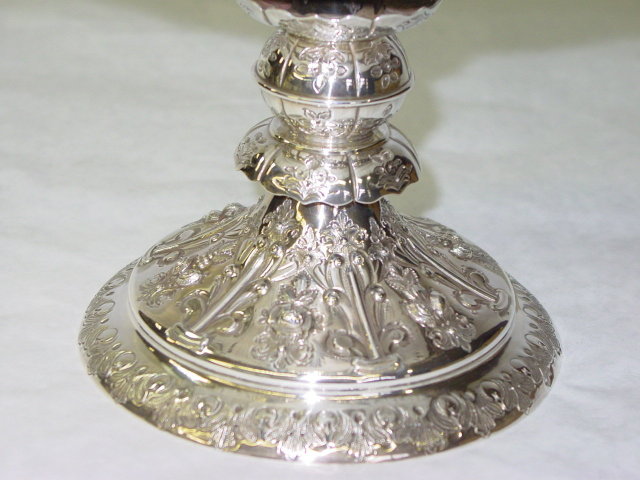 Antique pair compotes Victorian London 1880