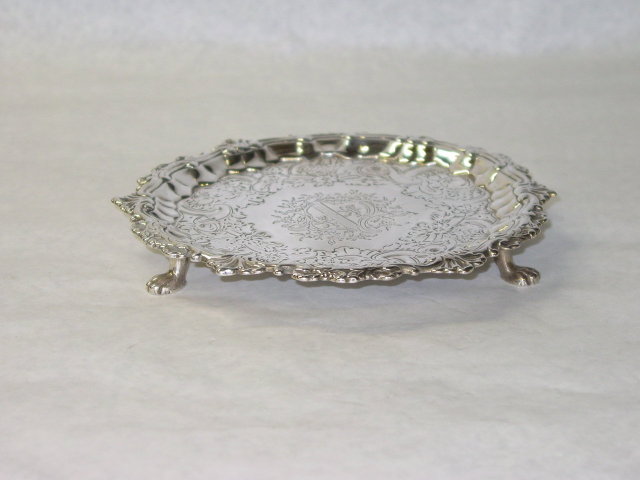 Antique salver George II London 1751
