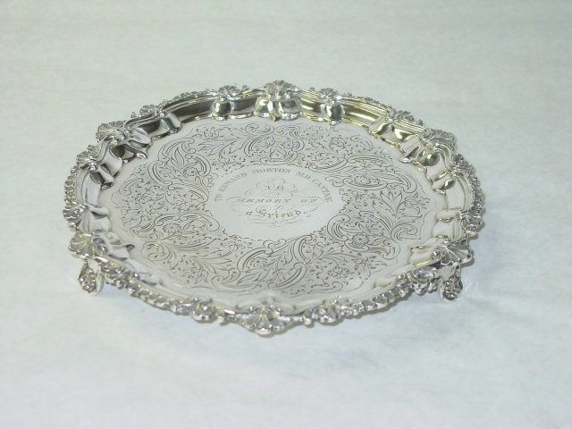 Antique salver George III London 1795