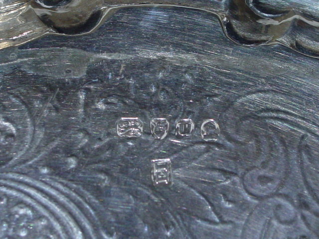 Antique salver George III London 1795