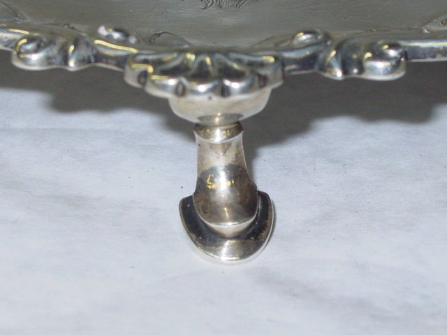 Antique salver George II London 1757