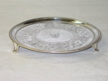 Antique salver George III London 1781