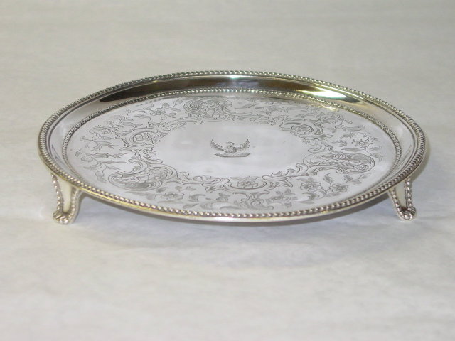 Antique salver George III London 1781
