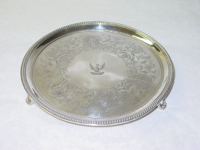 Antique salver George III London 1781