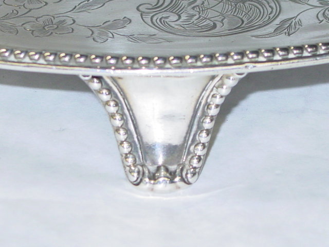 Antique salver George III London 1781
