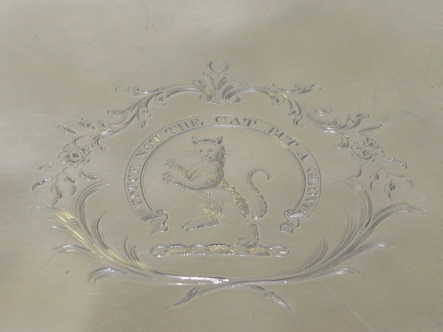 Antique salver George III London 1774