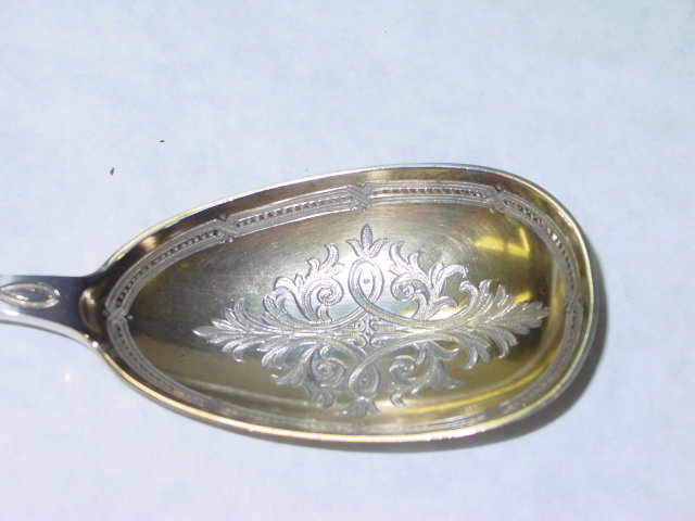 Antique cutlery serving set Victorian Newcastle 1878