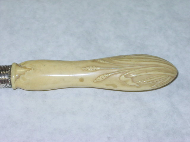 Antique fish serving set Victorian London 1877