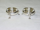 Antique pair salt cellars George III London 1760