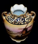 Nippon Windmill Vase