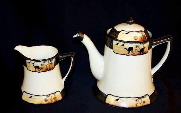Nippon Tea Pot and Creamer